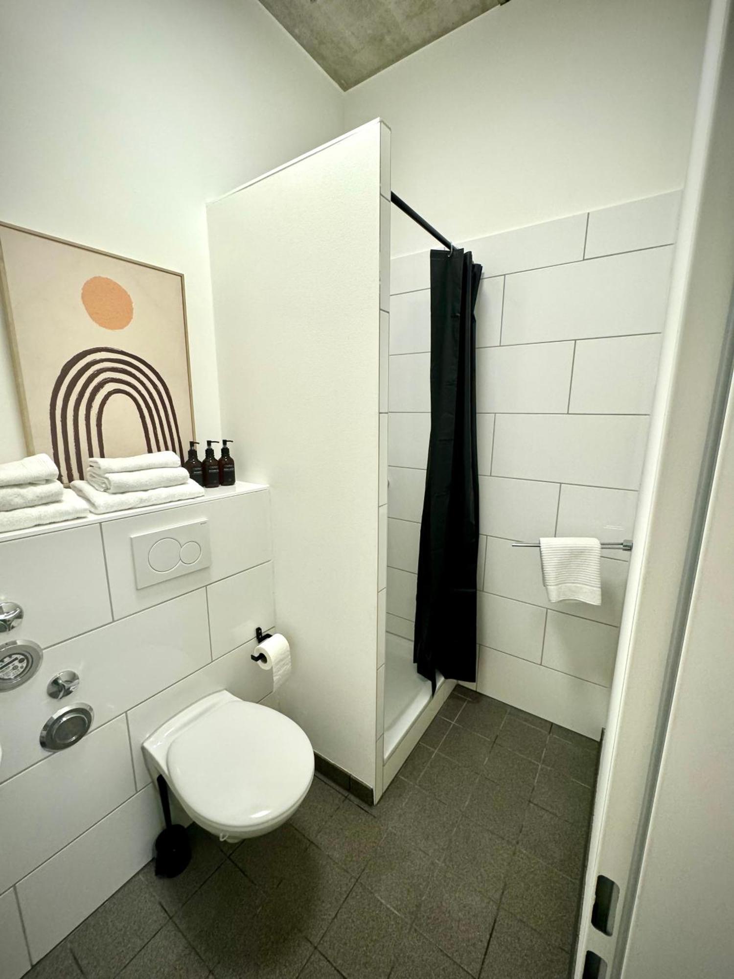 Elbapartment 29 Qm Mit Eigenem Badezimmer Hamburg Dış mekan fotoğraf